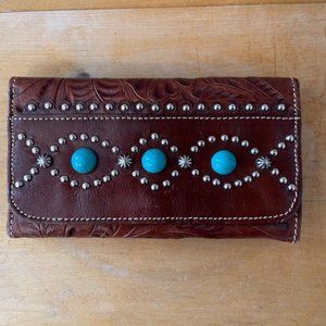 American West Genuine Leather Wallet